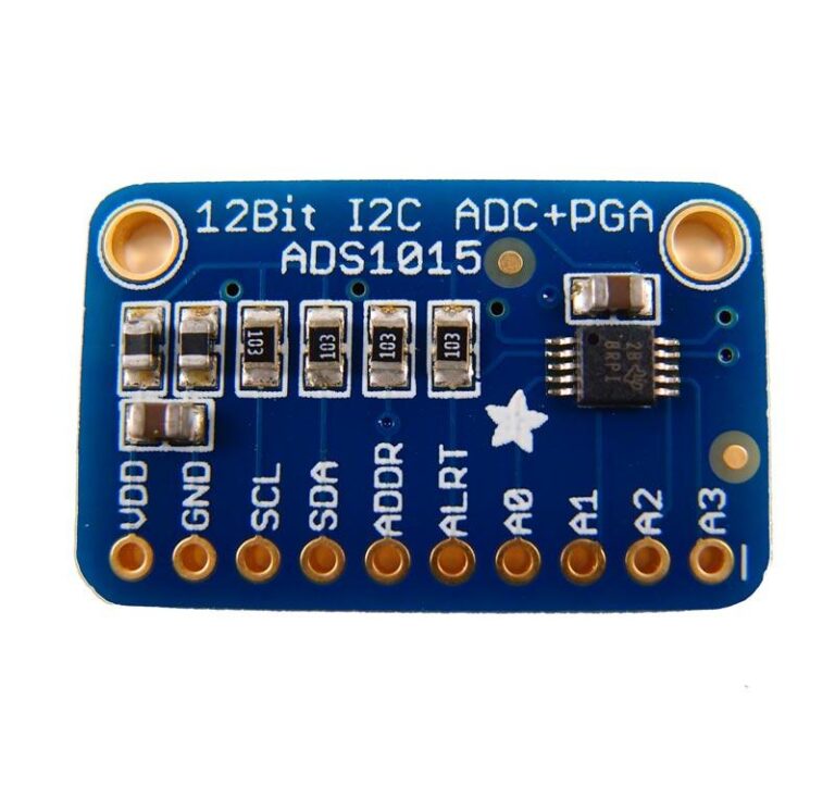 Arduino and ADS1015 12 bit adc