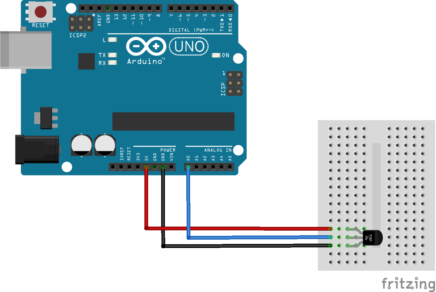 Arduino and TMP36 example
