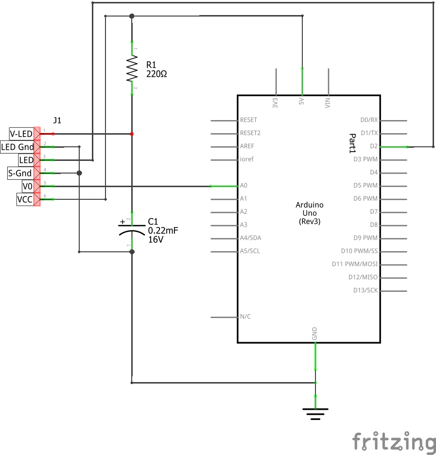 Arduino Dust sensor example