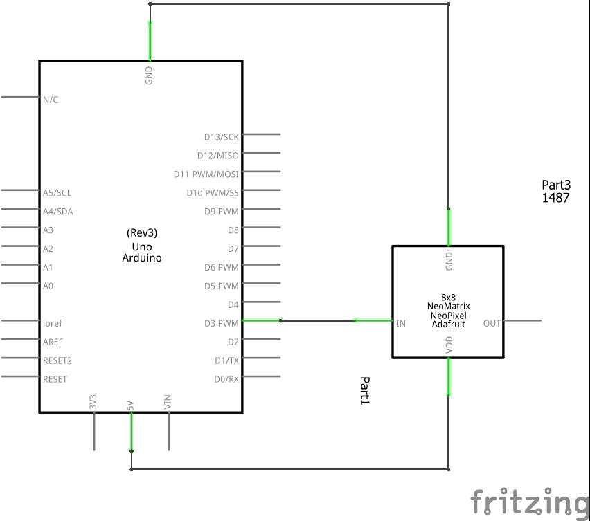 WS2812 8x8 64 LED Matrix Arduino examples - Arduino Learning